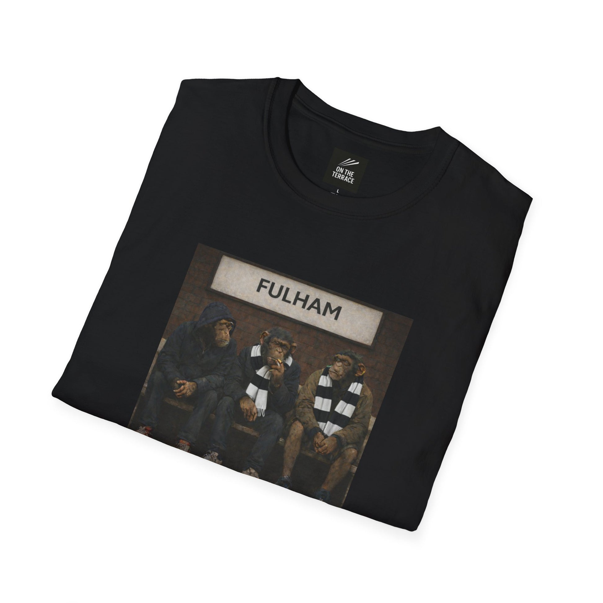 Retro Fulham Tee - Exclusive "FULHAM" Station Design for On The Terrace - On The Terrace
