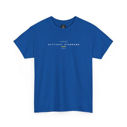 Leeds United Matchday Standard LS11 terrace t-shirt in royal blue - On The Terrace casual wear
