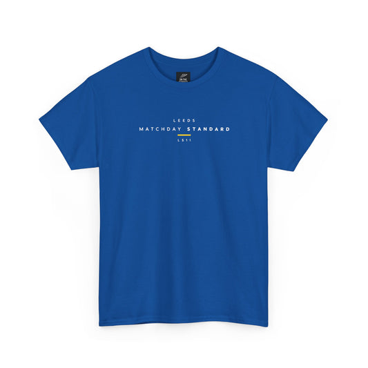 Leeds United Matchday Standard LS11 terrace t-shirt in royal blue - On The Terrace casual wear