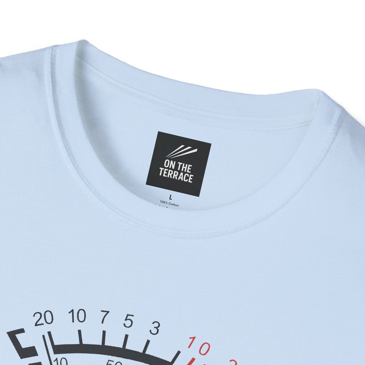 Oasis 'This is not a drill' sky blue tee