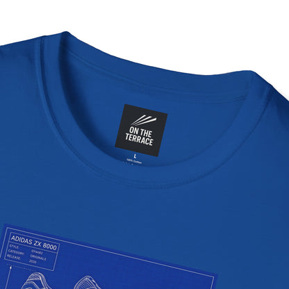 Adidas ZX 8000 Technical Blueprint T-Shirt | On The Terrace Exclusive - On The Terrace