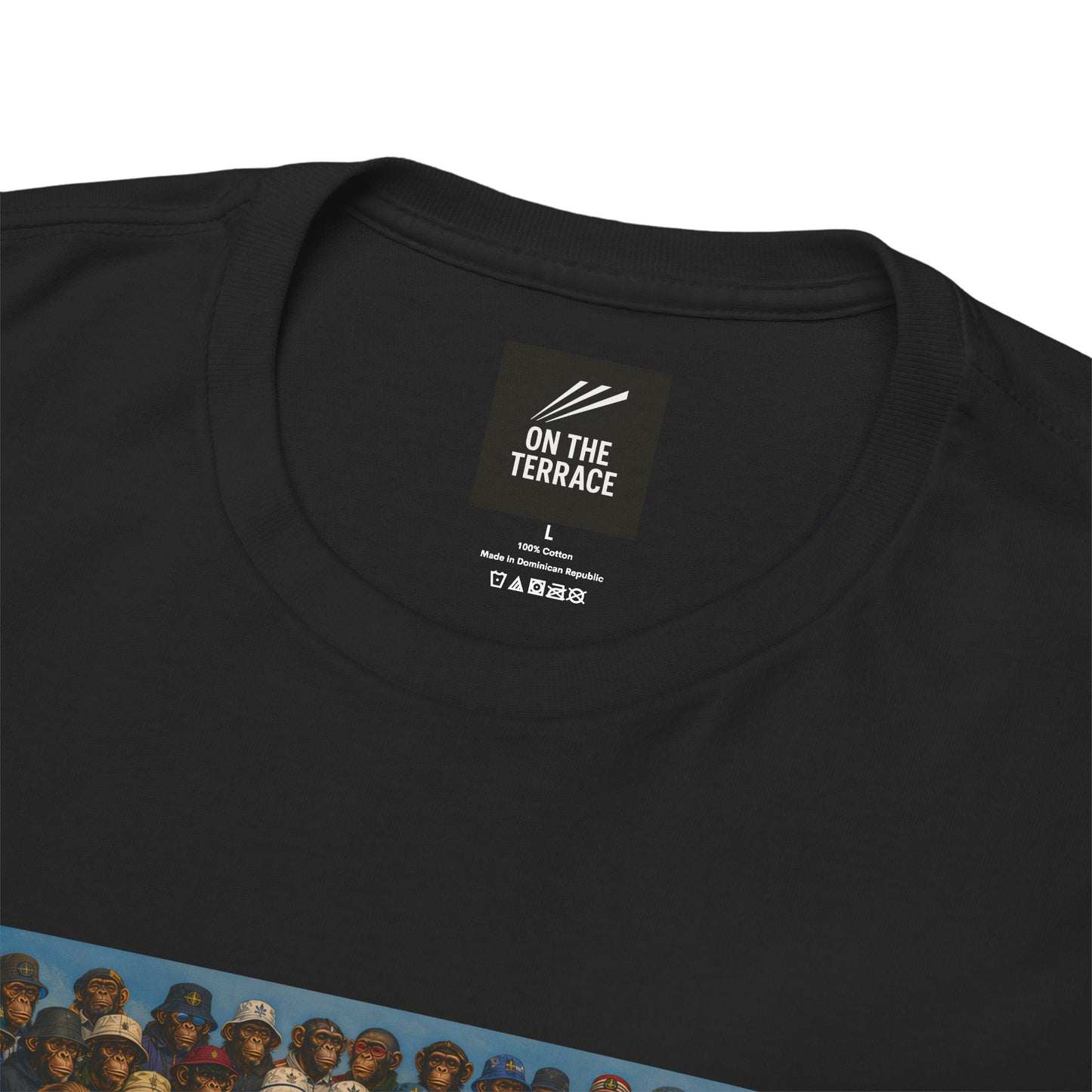 Black Sgt. Pepper Casuals T-shirt showing music and terrace culture artwork