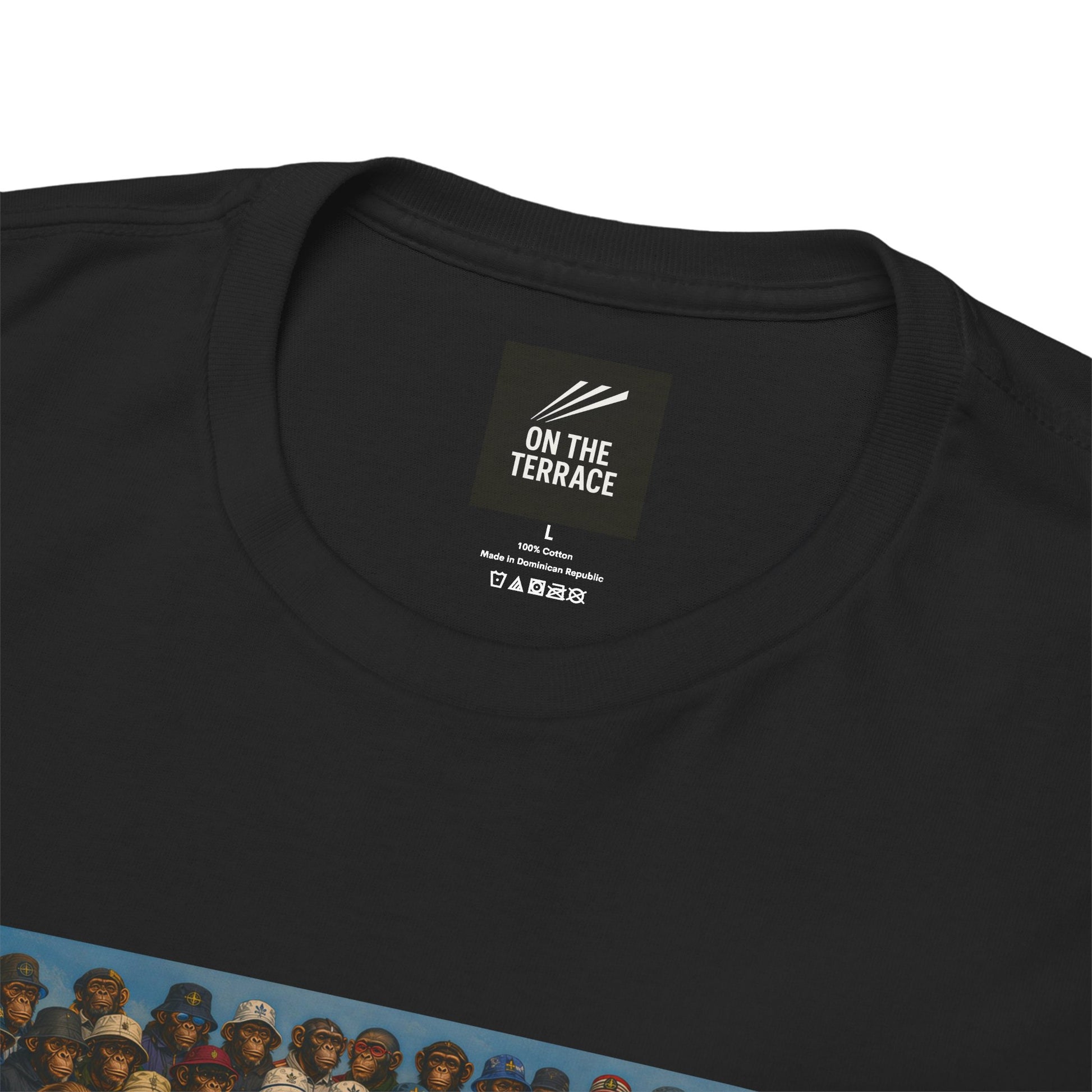 Black Sgt. Pepper Casuals T-shirt showing music and terrace culture artwork