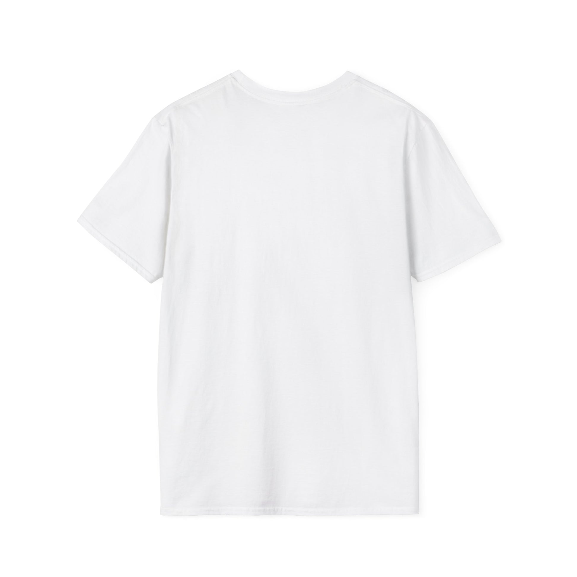 White t-shirt on a white background