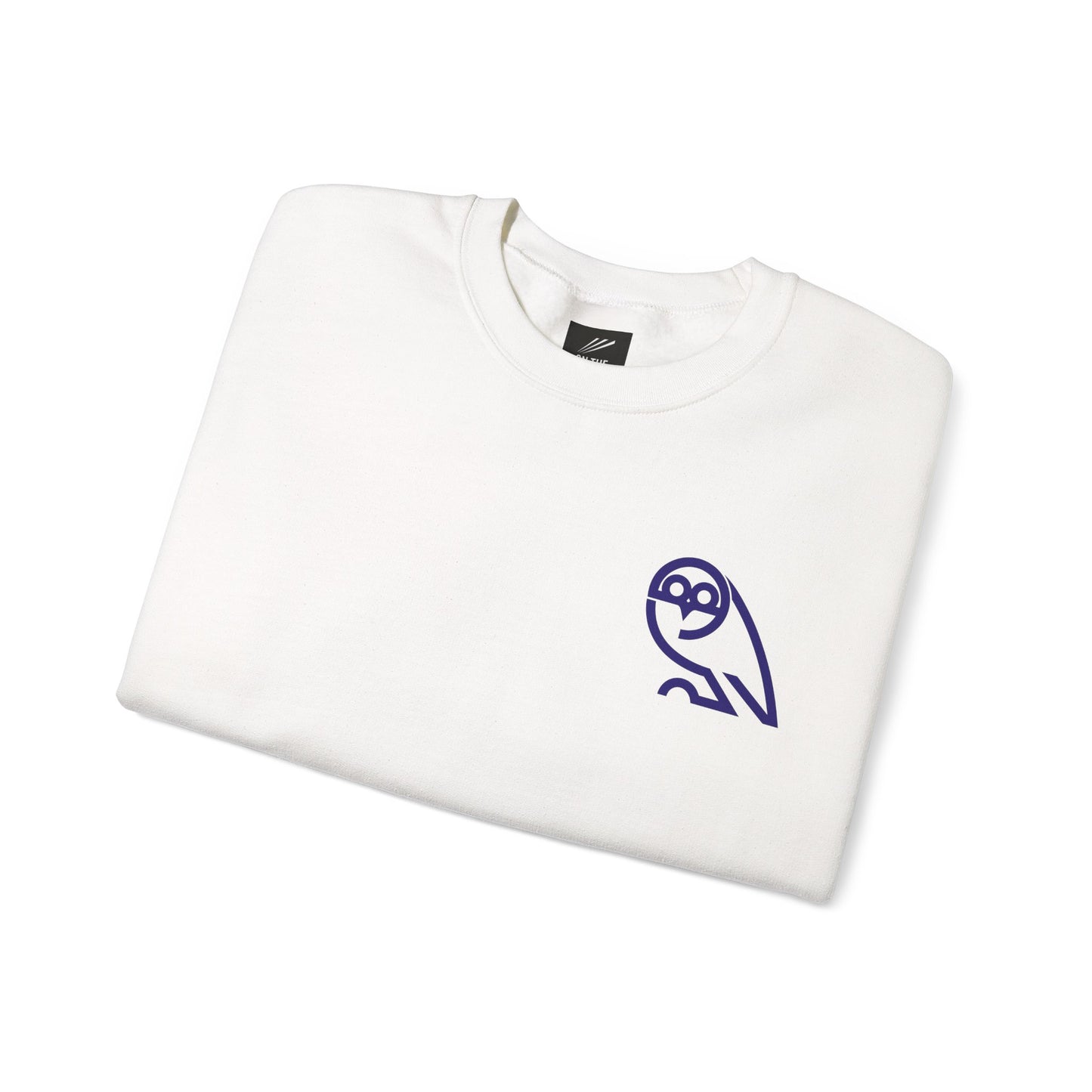 Owl Outline Crewneck Sweatshirt - On The Terrace