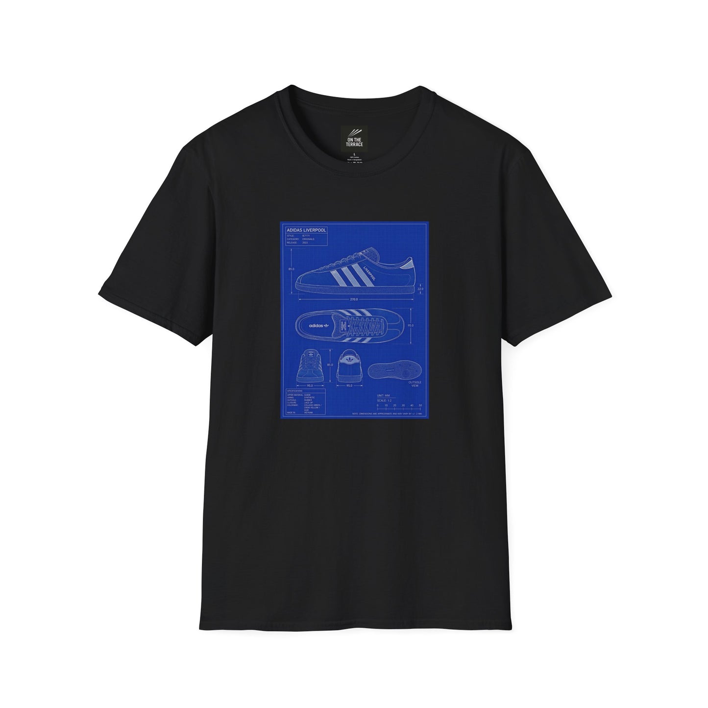 Adidas Liverpool Technical Blueprint T-Shirt | On The Terrace Exclusive - On The Terrace