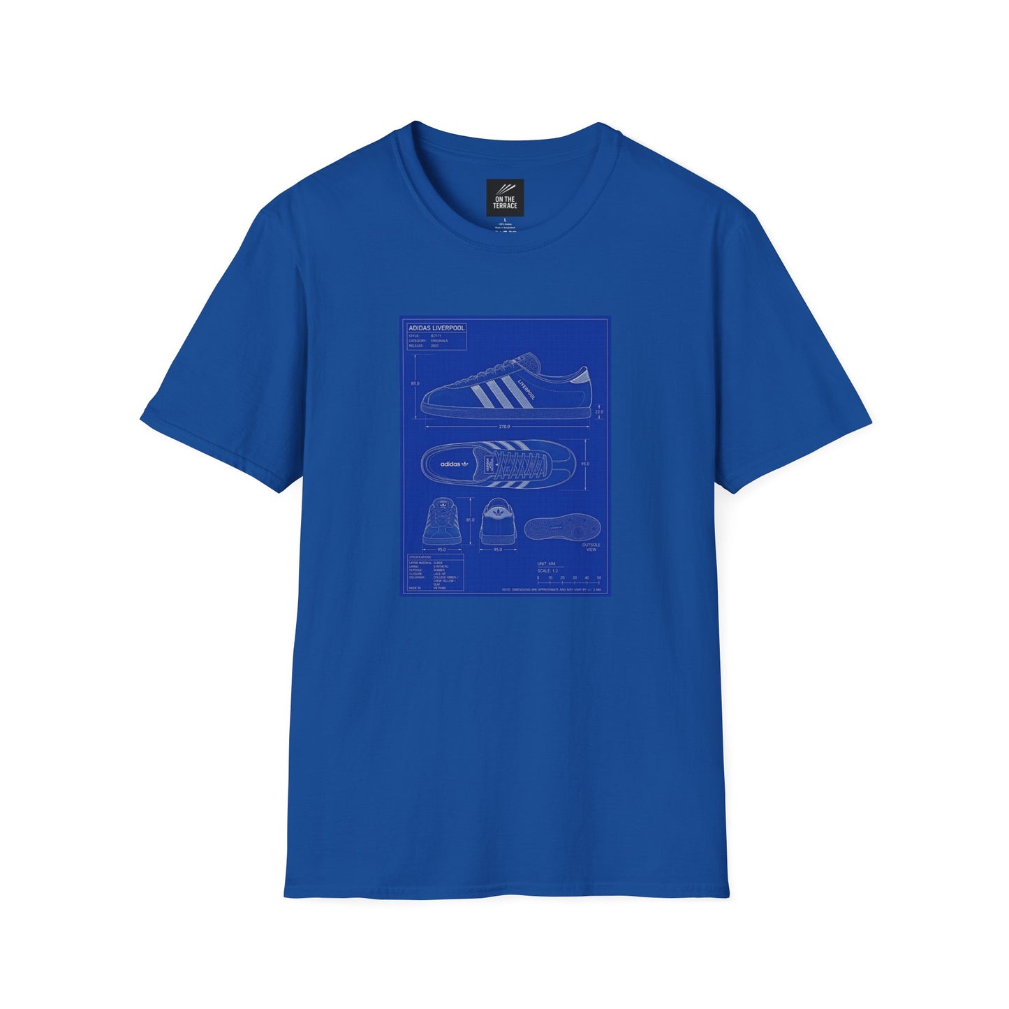 Adidas Liverpool Technical Blueprint T-Shirt | On The Terrace Exclusive - On The Terrace