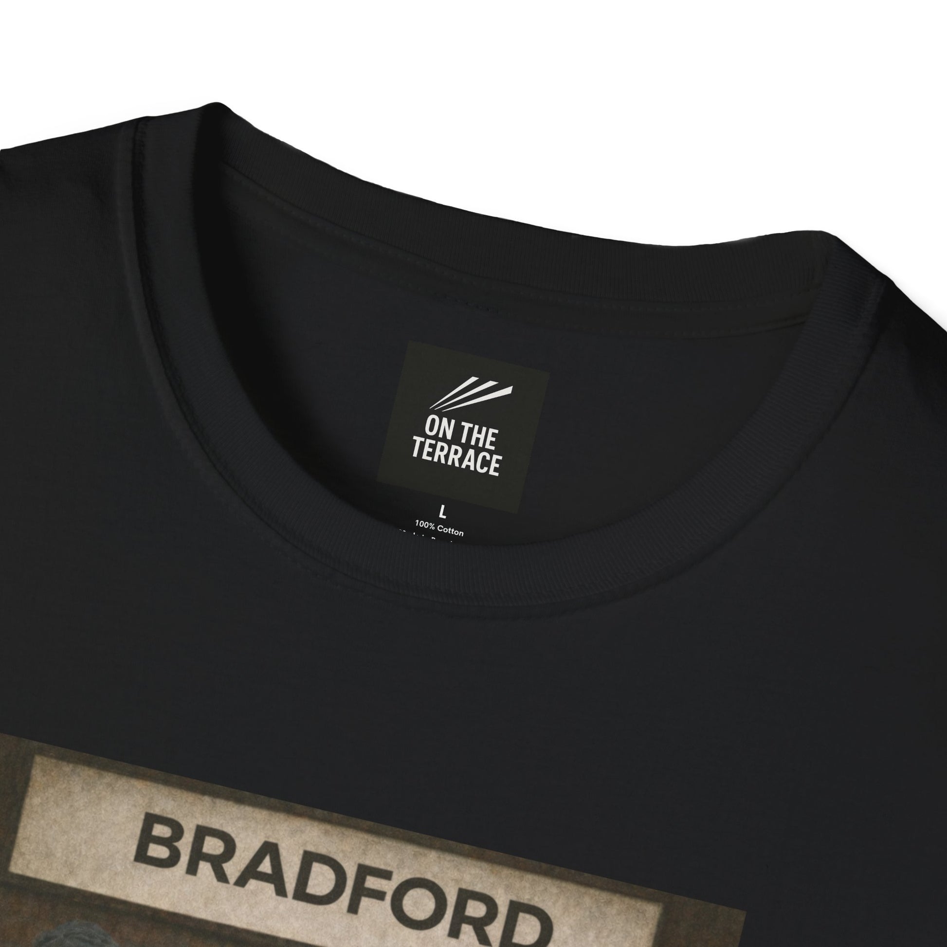 Retro Bradford City "BRADFORD" Station Tee | On The Terrace Exclusive - On The Terrace