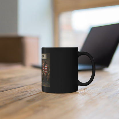 Doncaster Football Fans Black Mug — Ceramic 11oz/15oz Tea Coffee Cup