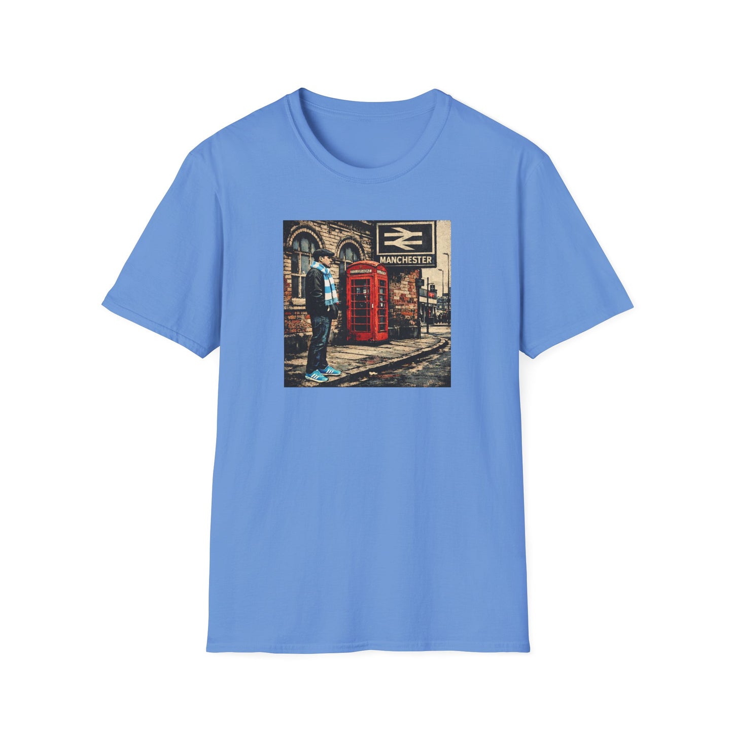 Man City T-Shirt – Train Station Graphic - MUFC