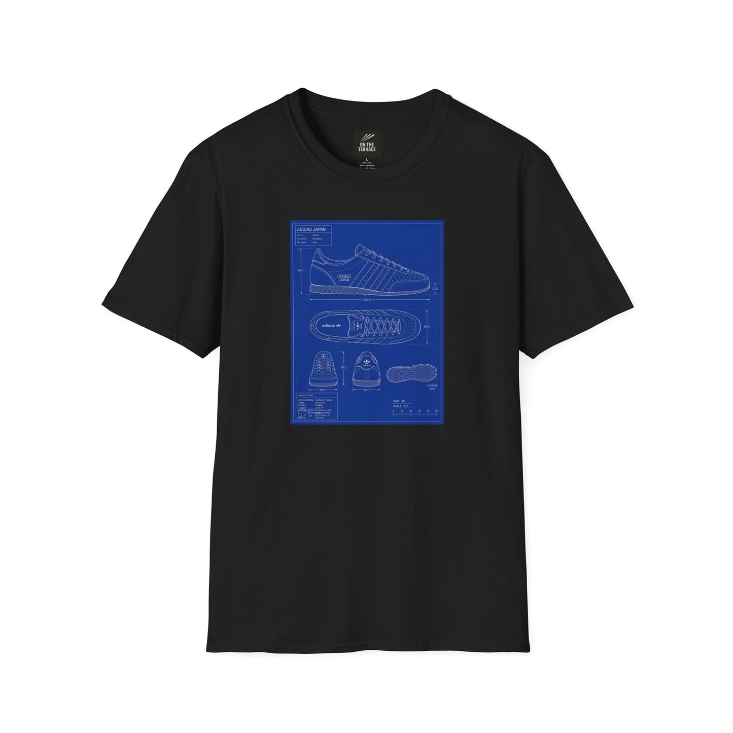 Adidas Japan Technical Blueprint T-Shirt - On The Terrace