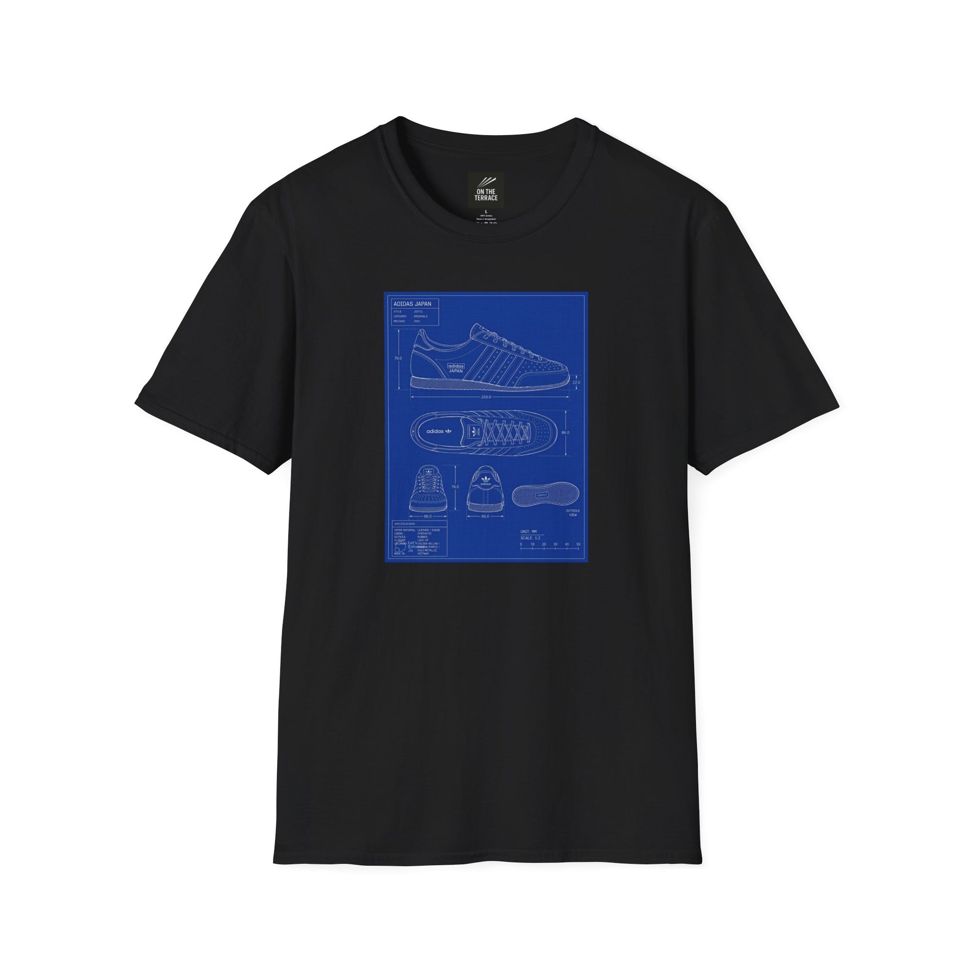 Adidas Japan Technical Blueprint T-Shirt - On The Terrace