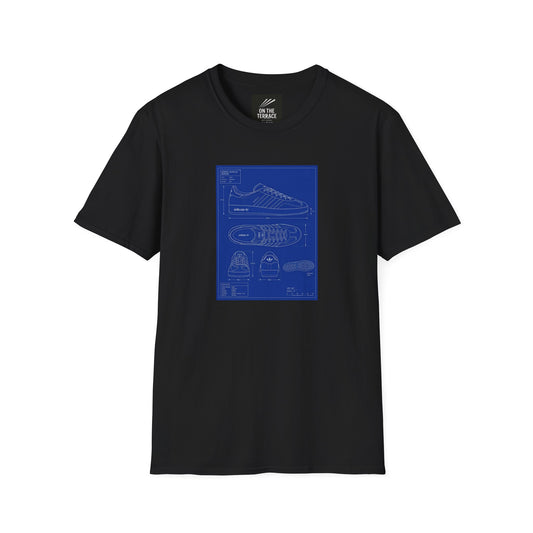 Adidas Gazelle Indoor Technical Blueprint T-Shirt