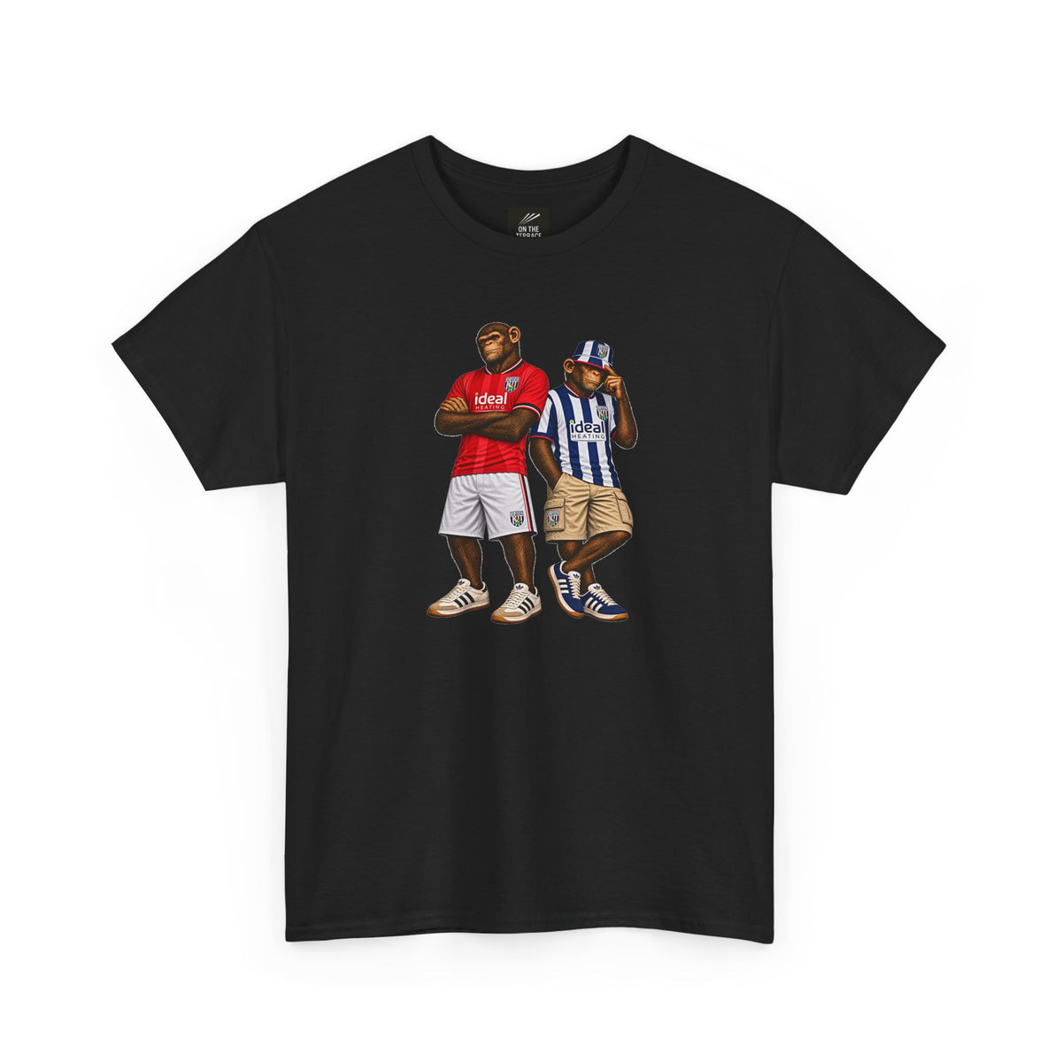 West Bromwich Albion Ideal Heating Era Duo terrace t-shirt in black - On The Terrace casual wear