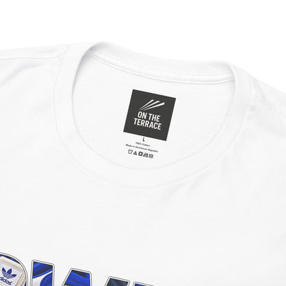 Sheffield Wednesday OWLS Trainer Graphic t-shirt in white styled for matchday - On The Terrace casual wear