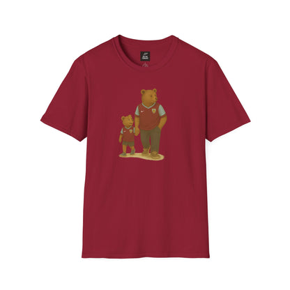 Burnley Father & Son Bears T-Shirt - A Must-Have Burnley Tee for Fans - On The Terrace