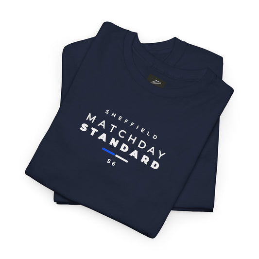 Sheffield Wednesday Matchday Standard S6 terrace t-shirt in navy - On The Terrace casual wear