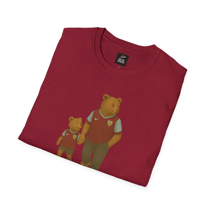 Burnley Father & Son Bears T-Shirt - A Must-Have Burnley Tee for Fans - On The Terrace
