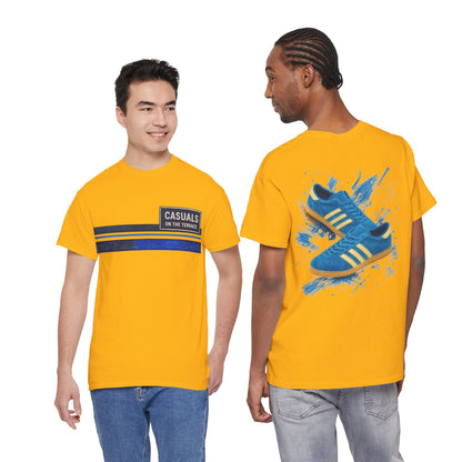 Casuals On The Terrace Heavy Cotton T-Shirt – Mustard Yellow