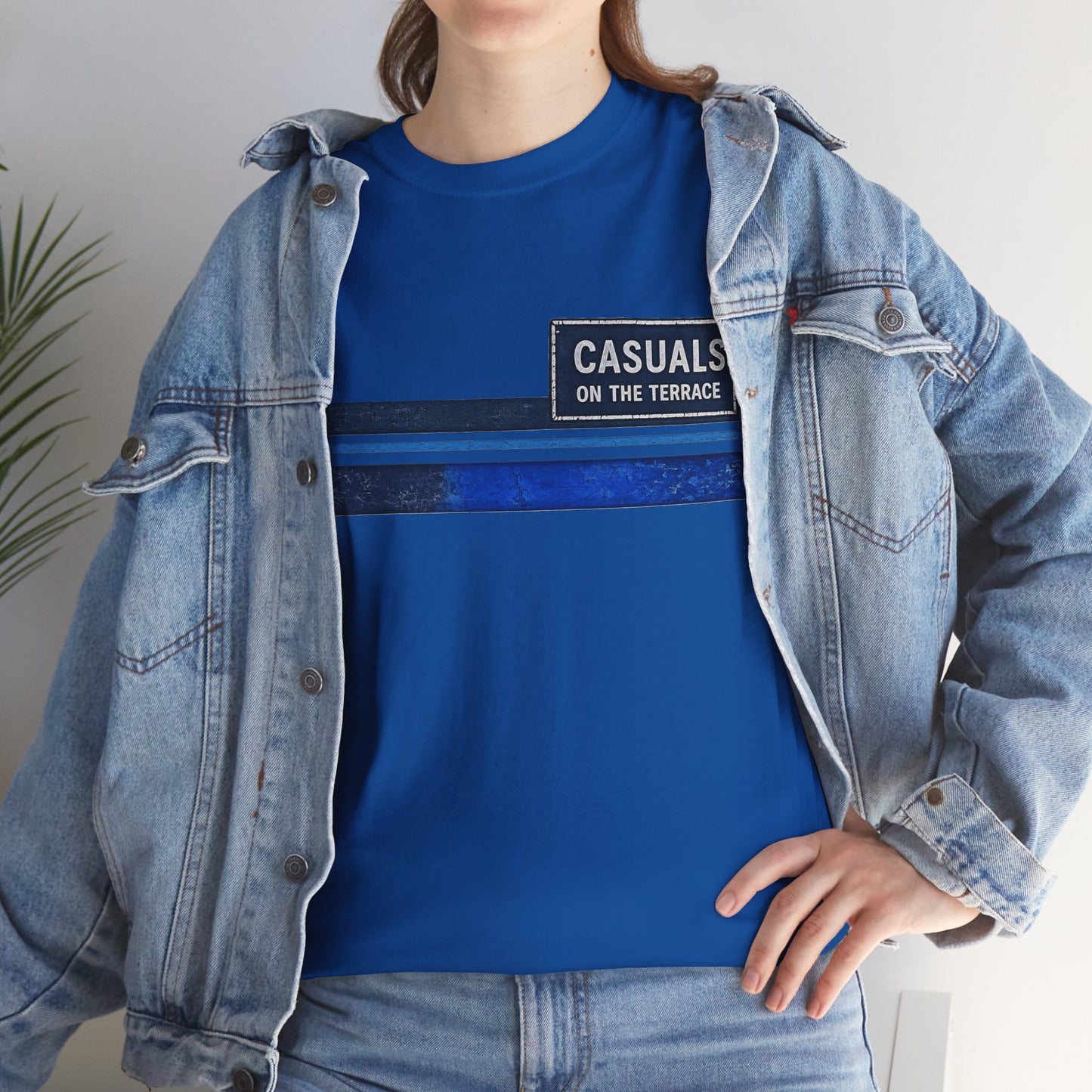 Casuals On The Terrace Heavy Cotton T-Shirt