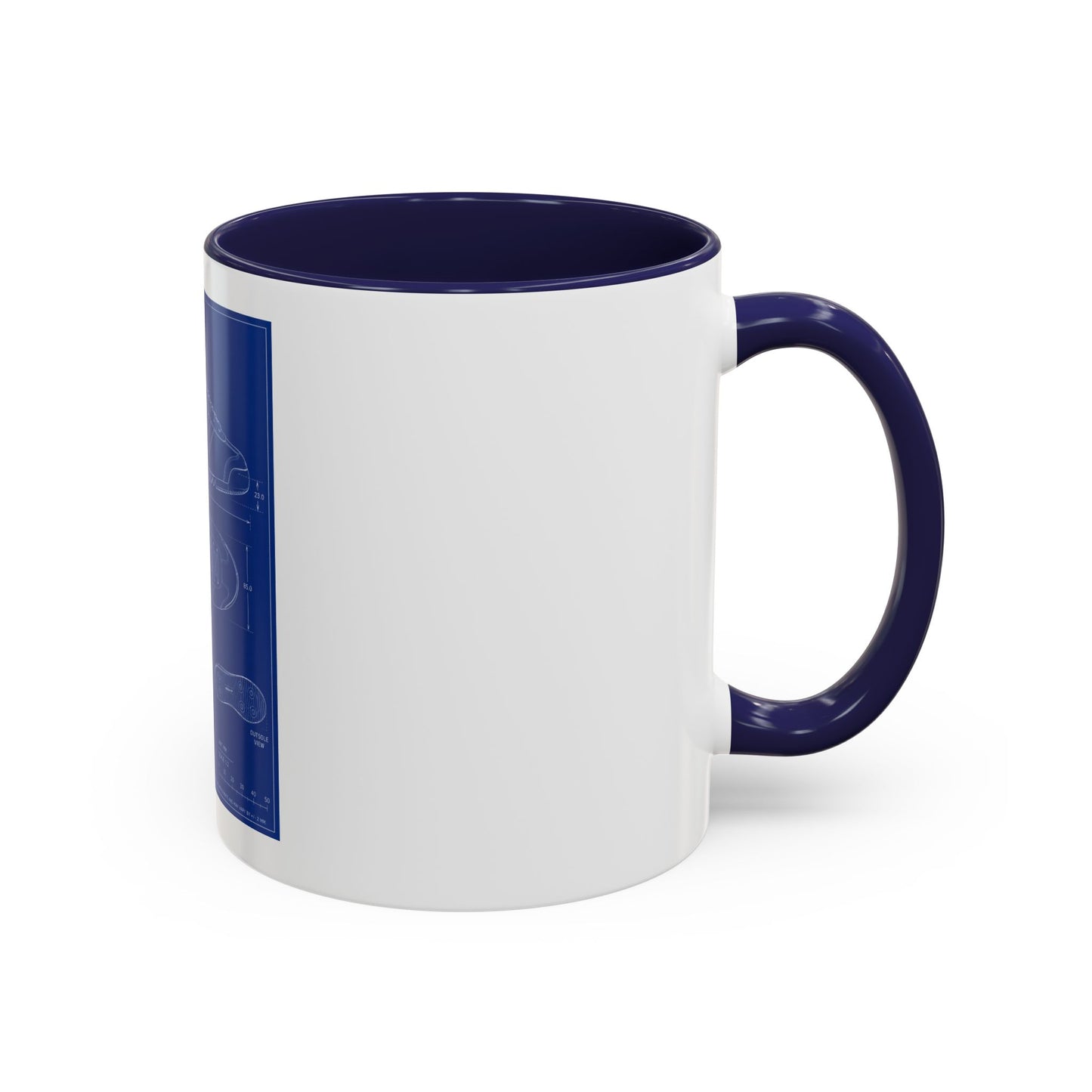 Adidas ROM Technical Blueprint Mug | 11oz Two-Tone Ceramic - On The Terrace