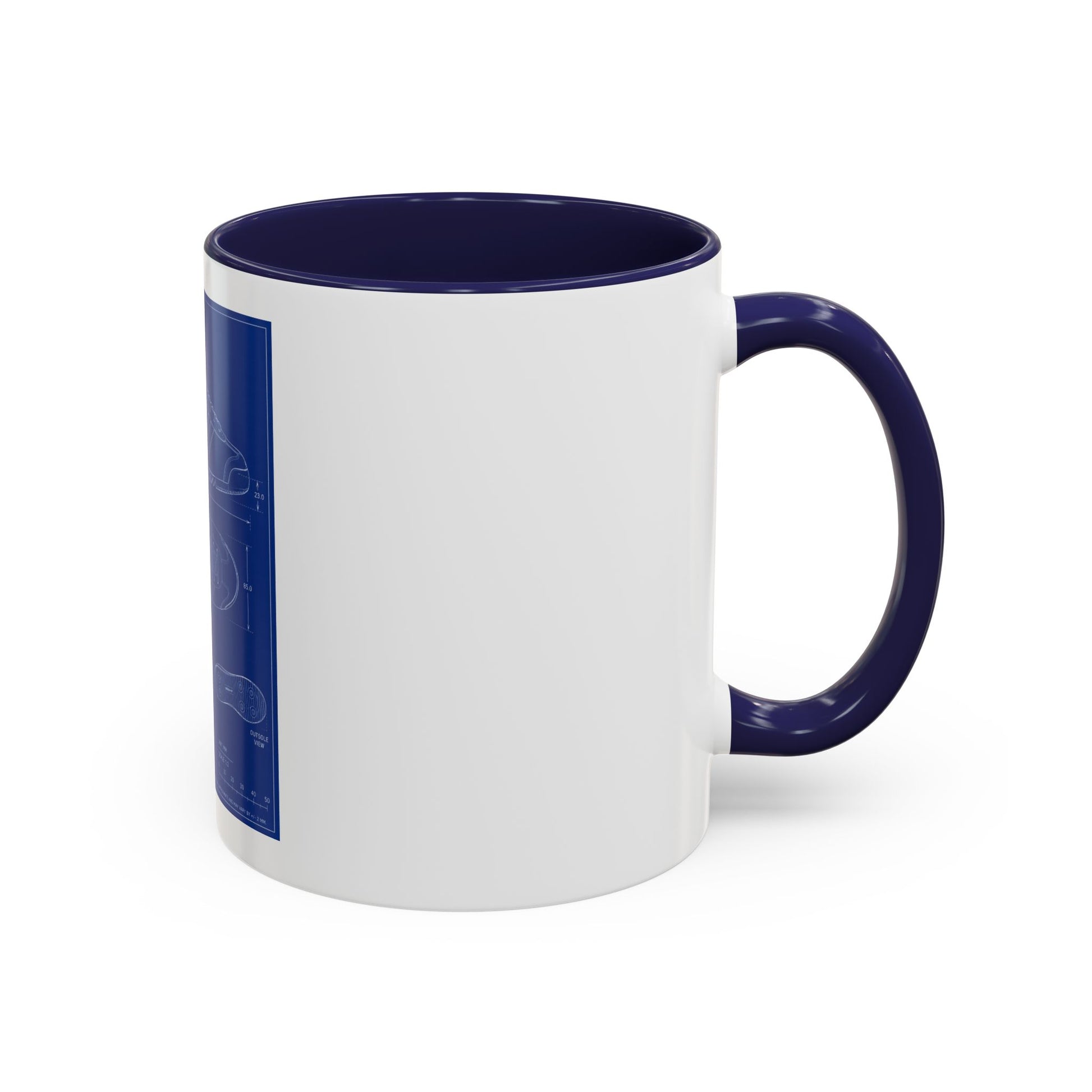 Adidas ROM Technical Blueprint Mug | 11oz Two-Tone Ceramic - On The Terrace