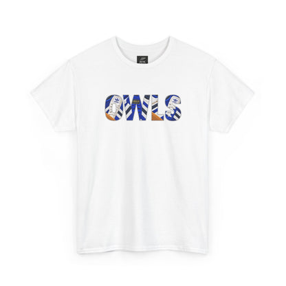 Sheffield Wednesday OWLS Trainer Graphic terrace t-shirt in white - On The Terrace casual wear