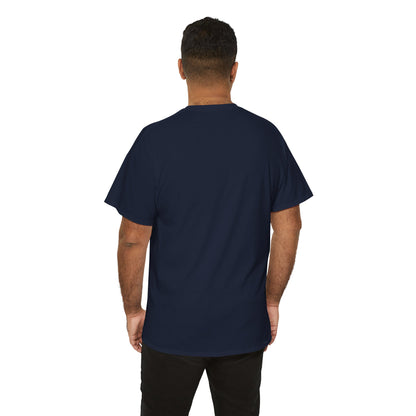 Blue, white and cream vintage trainer artwork on the navy SWFC Sheffield Wednesday T-shirt