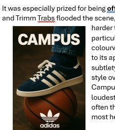 Page from Adidas Originals Unboxed Vol.1 covering an Adidas Originals classic