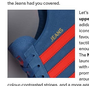 Adidas Originals Unboxed Vol.1 inside page - trainer heritage and design history
