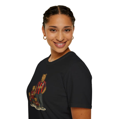 AFC Bournemouth t-shirt with two bears with AFC Bournemouth KITS made for AFC Bournemouth fans