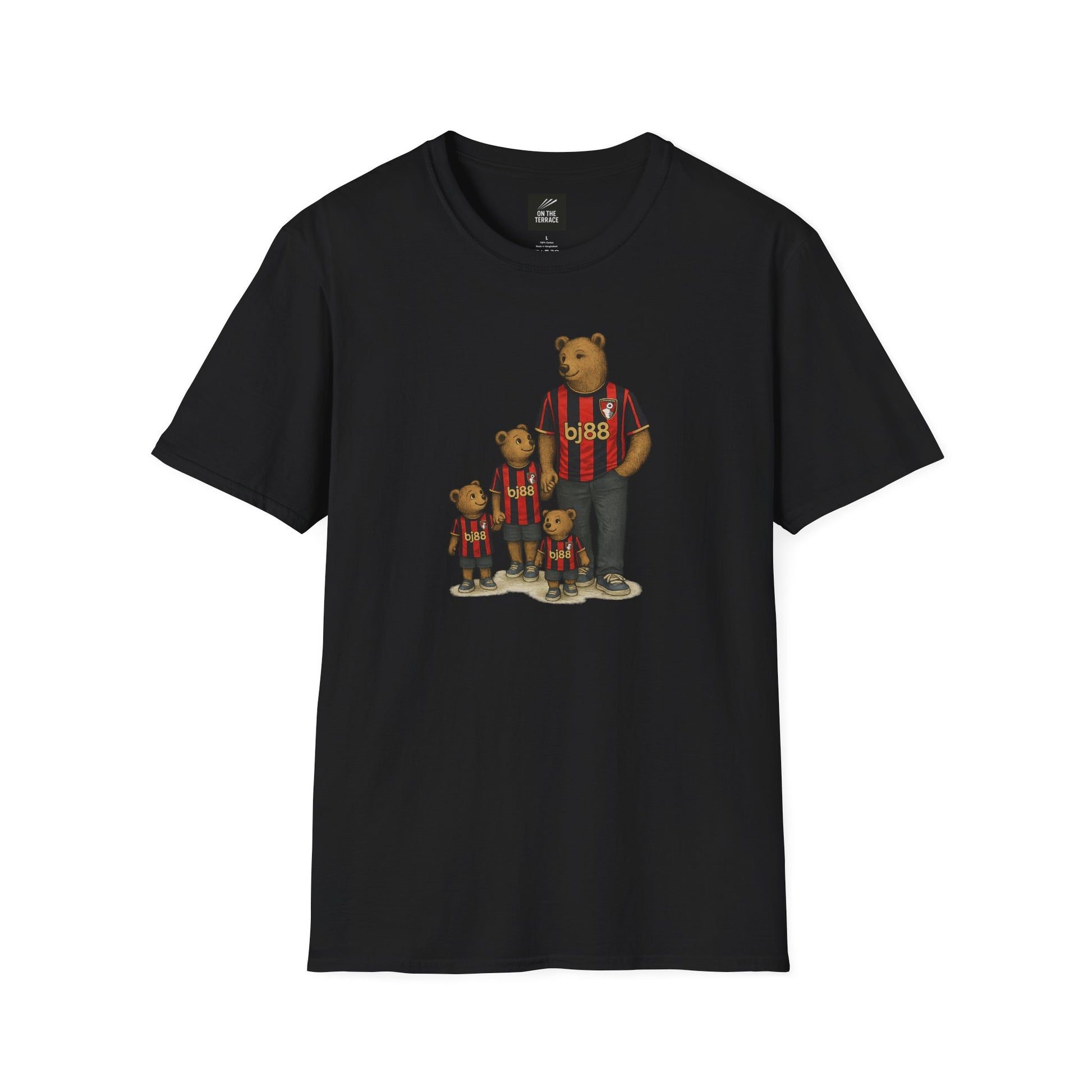 AFC Bournemouth t-shirt with two bears with AFC Bournemouth KITS made for AFC Bournemouth fans