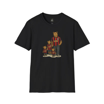 AFC Bournemouth t-shirt with two bears with AFC Bournemouth KITS made for AFC Bournemouth fans