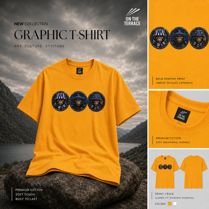 Sheffield Wednesday Gold Edition Graphic T-Shirt - Perfect Sheffield Wednesday T-Shirt for Fans - On The Terrace