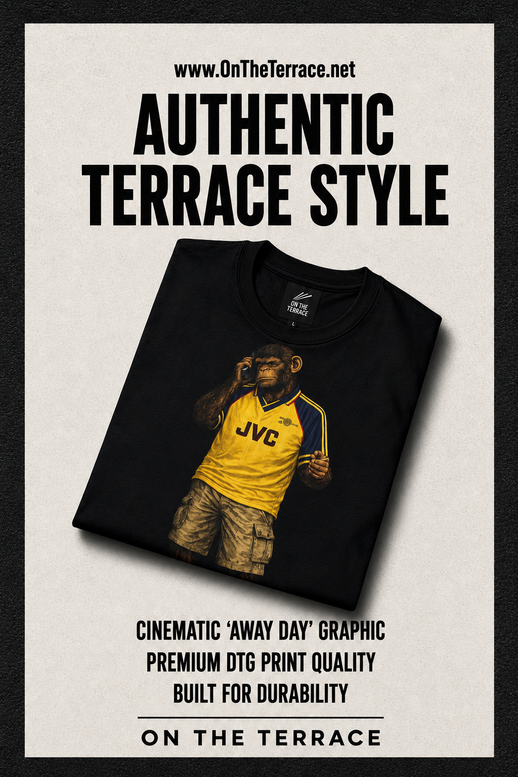 Retro Arsenal "JVC" Terrace Tee | On The Terrace Exclusive - On The Terrace