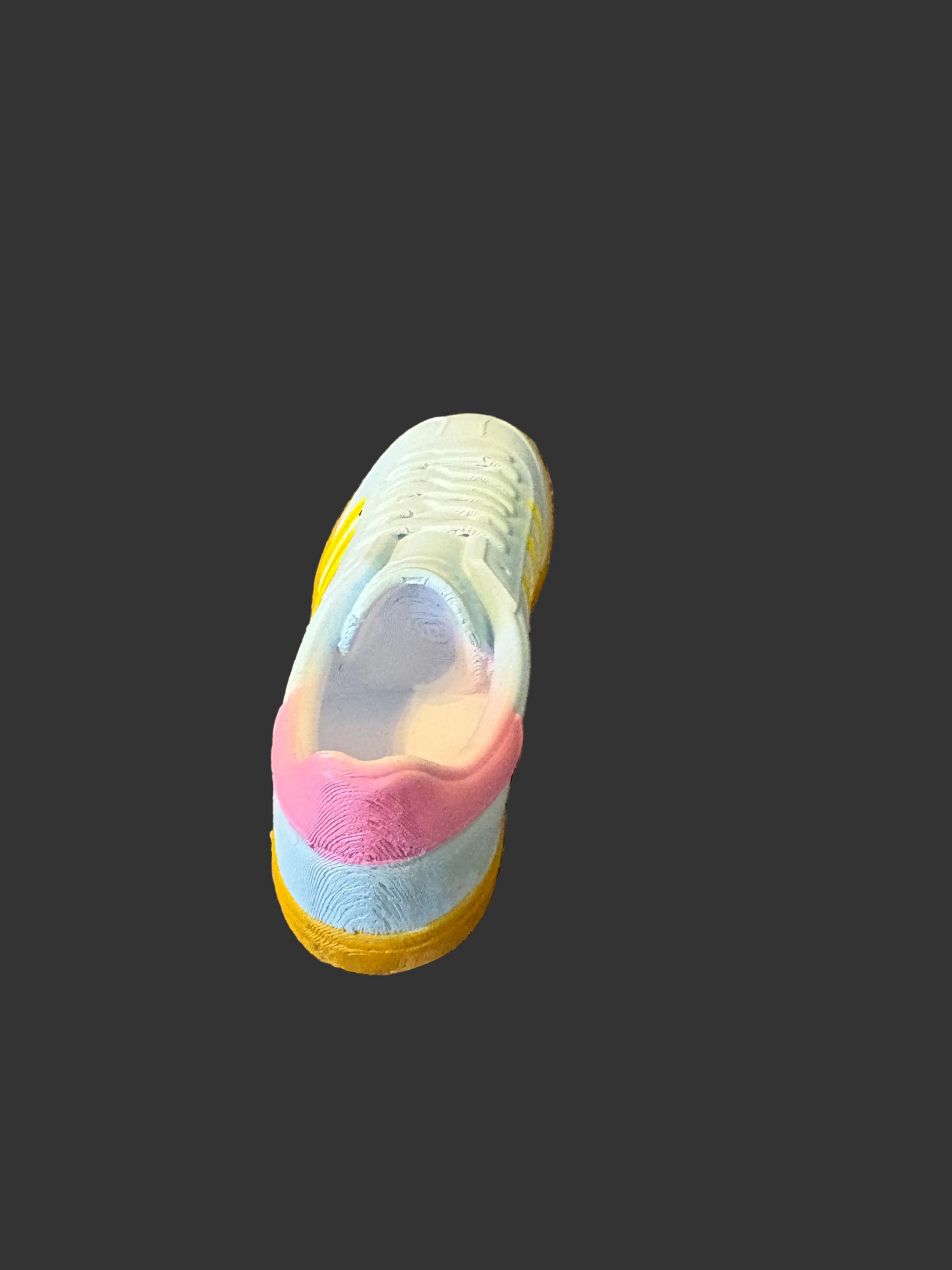 Colorful Adidas Havana 3d model shoe on a textured gray surface