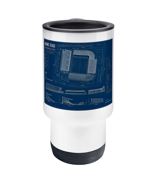 Ibrox Stadium Blueprint Travel Mug