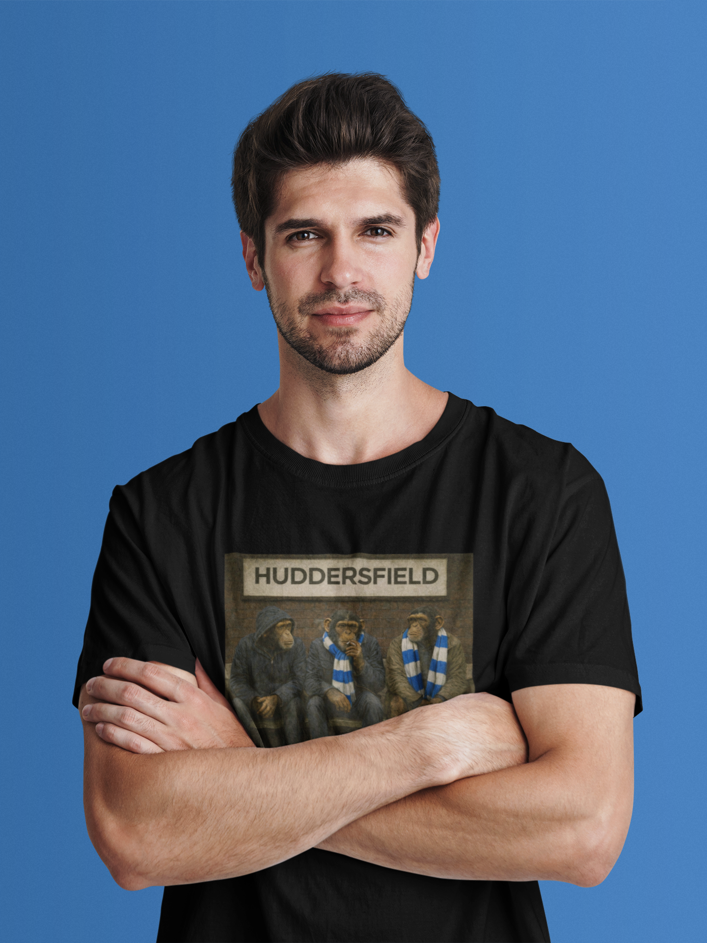 Retro Huddersfield Town "Terrier Pride" Tee | On The Terrace Exclusive - On The Terrace