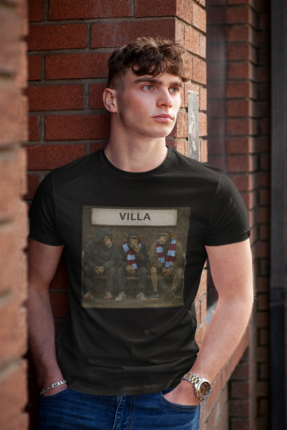 Retro Aston Villa "VILLA" Station Tee | On The Terrace Exclusive - On The Terrace