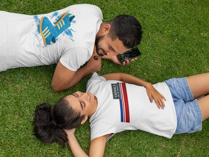 Casuals On The Terrace T-Shirt | Retro Football Casual Style Trainer Print Tee
