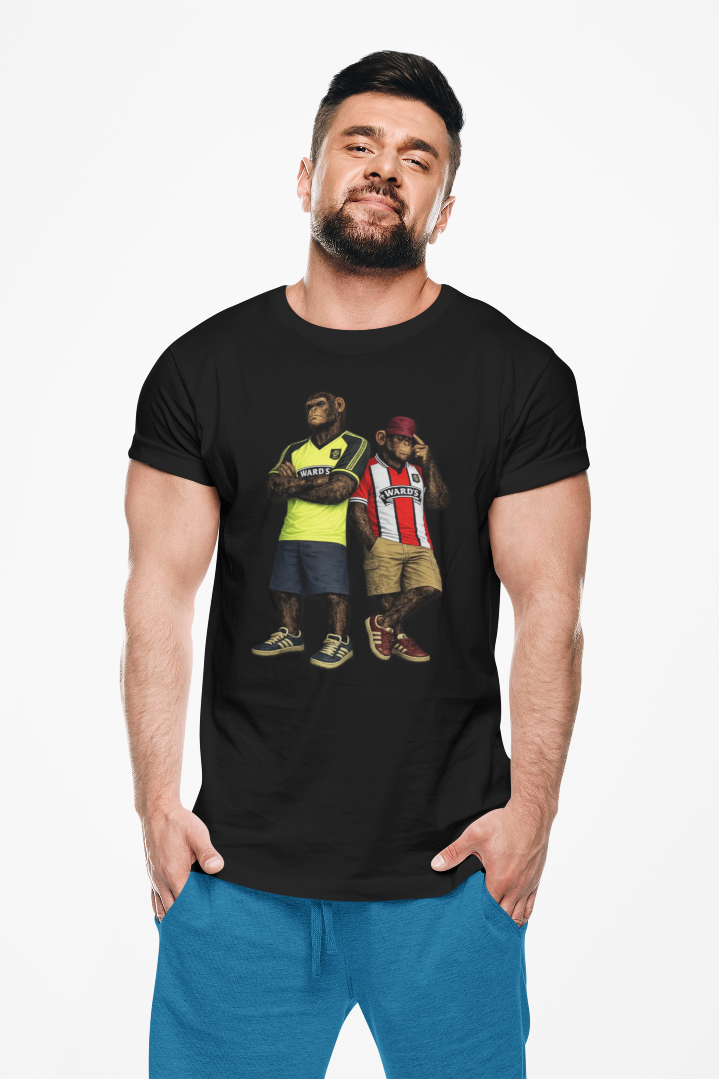 Retro Sheffield United Supporter T-Shirt | SUFC Fan Tee – On The Terrace - On The Terrace