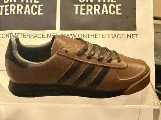 Opposite side of painted brown and black AS520 inspired miniature trainer
