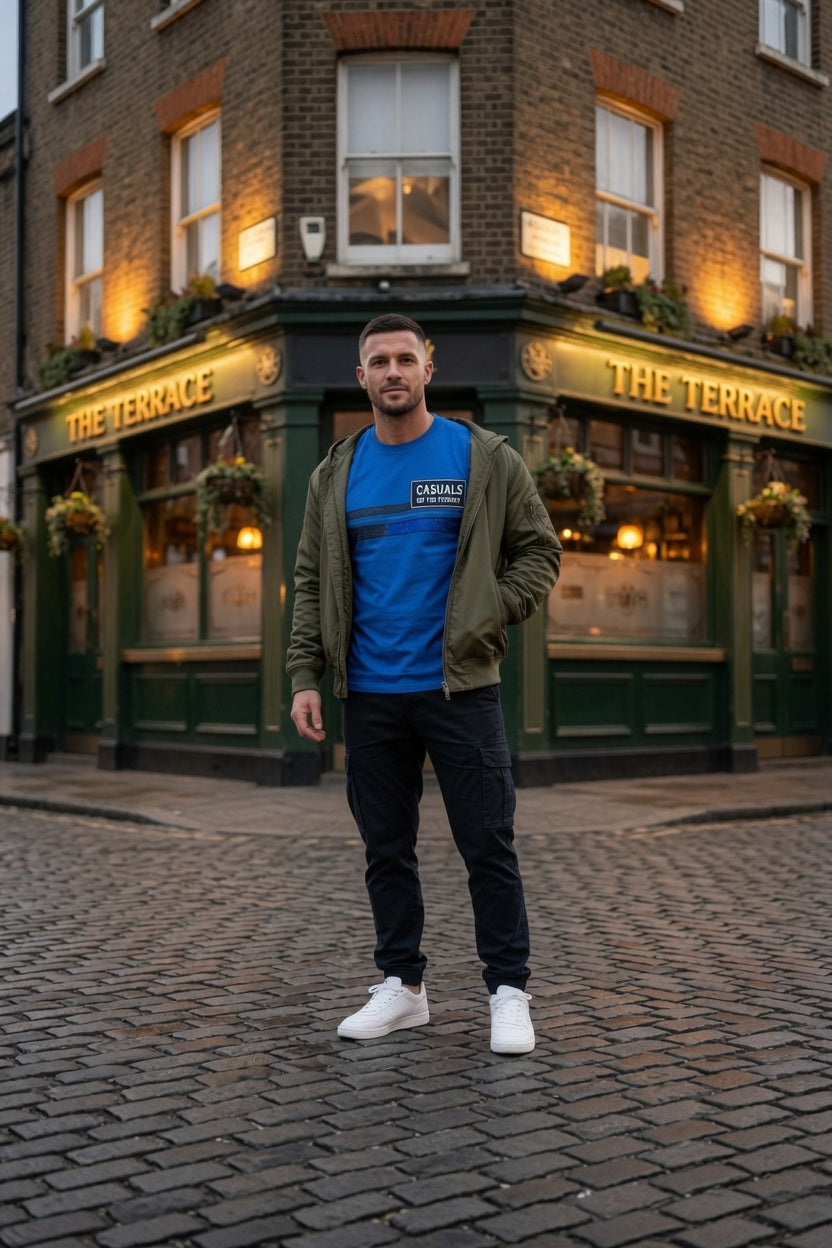 Casuals On The Terrace Heavy Cotton T-Shirt