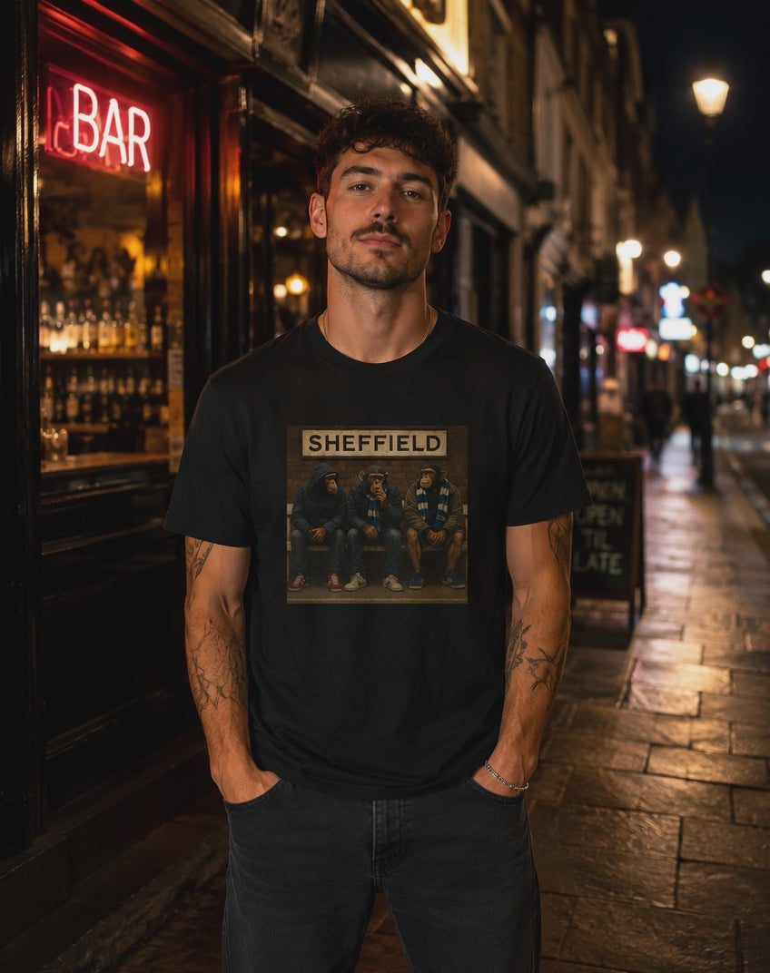 heffield Wednesday Northern Monkeys Terrace Tee | SWFC Casual Fan T-Shirt – On The Terrace - On The Terrace