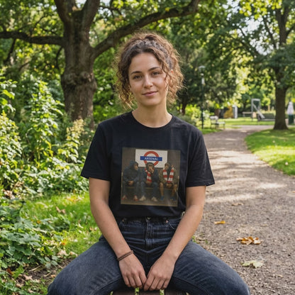 Arsenal Fans London Tube T-Shirt — Vintage Football Supporters Tee